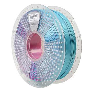 Пластик SUNLU Tri Color Silk PLA+ Красный-Желтый-Зеленый Ø1,75мм Вес: 1кг