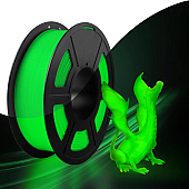 Пластик SUNLU PLA Зеленый Glow In the Dark Светится в темноте Ø1,75мм Вес: 1 кг