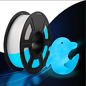 Пластик SUNLU PLA White to Blue От белого к синему Glow In the Dark Светится в темноте Ø1,75мм Вес: 1 кг