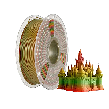 Пластик SUNLU PET-G Rainbow Радужный Ø1,75мм Вес: 1 кг