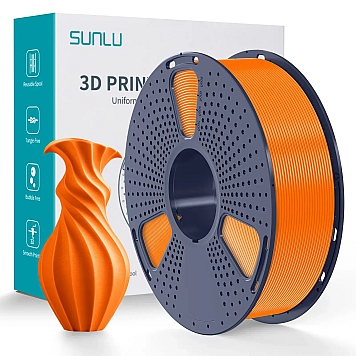 Пластик SUNLU PLA Matte Orange Оранжевый матовый Ø1,75мм Вес: 1 кг