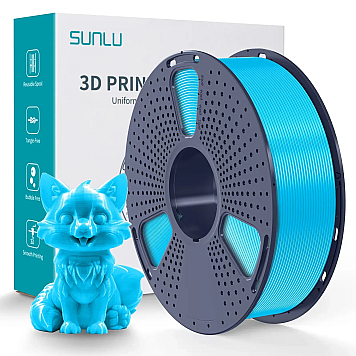 Пластик SUNLU PET-G Sky Blue Небесно-голубой Ø1,75мм Вес: 1 кг