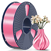 Пластик SUNLU PLA+ Silk Pink Розовый Ø1,75мм Вес: 1 кг