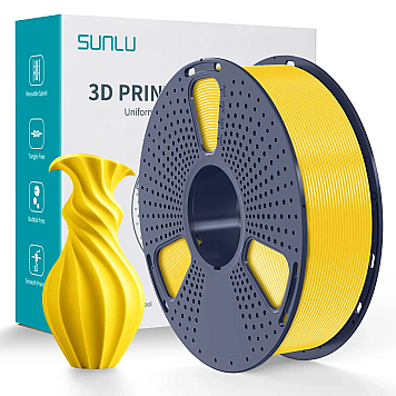 Пластик SUNLU PLA Yellow Желтый Ø1,75мм Вес: 1 кг