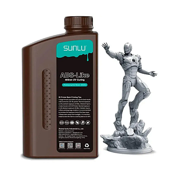 Фотополимерная смола SUNLU ABS Like Resin Grey (Серая) Вес: 1 кг