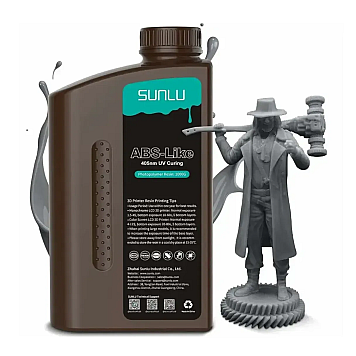 Фотополимерная смола SUNLU ABS Like Resin Dark Grey (Темно-серая) Вес: 1 кг
