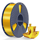 Пластик SUNLU PLA+ Silk Gold Светло-золотой Ø1,75мм Вес: 1 кг