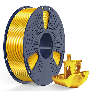 Пластик SUNLU PLA+ Silk Gold Светло-золотой Ø1,75мм Вес: 1 кг