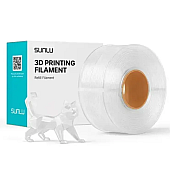 Пластик SUNLU PET-G REFILLS (Без катушки) Прозрачный Ø1,75мм Вес: 1 кг