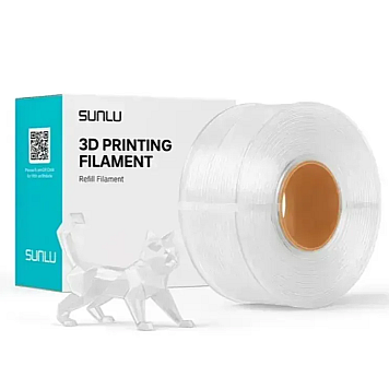 Пластик SUNLU PET-G REFILLS (Без катушки) Прозрачный Ø1,75мм Вес: 1 кг