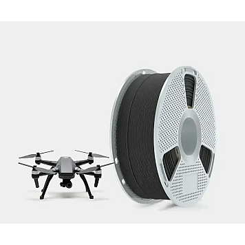 Пластик SUNLU PA12-CF Black Черный Ø1,75мм Вес: 1 кг