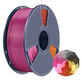 Пластик SUNLU Silk PLA+ Four Color Черный / Желтый / Красный / Серый Ø1,75 мм Вес: 1 кг