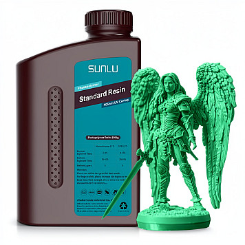 Фотополимерная смола SUNLU Standard Resin Green / Зелёная 1 кг