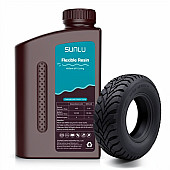 Фотополимерная смола SUNLU Flexible Resin Black / Чёрная 1 кг