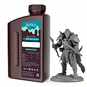 Фотополимерная смола SUNLU Water-Wash Standard Resin Dark Grey / Тёмно-серая 1 кг