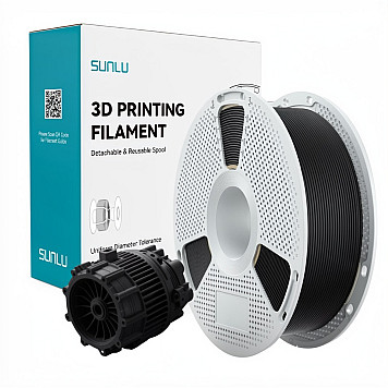 Пластик SUNLU PA6-GF Black / Чёрный Ø1,75 мм Вес: 1 кг