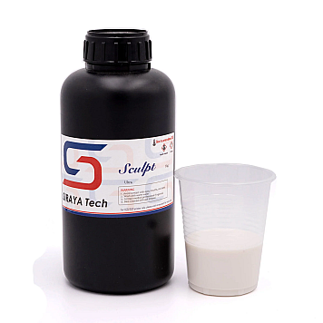 Siraya Tech Sculpt Ultra White Белая Термостойкая 1кг фотополимерная смола