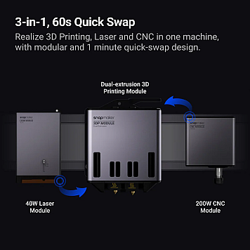 3D принтер Snapmaker Artisan Premium 3-в-1 40W-2