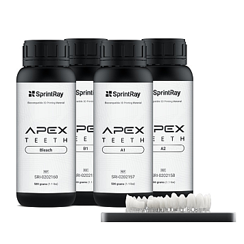 Фотополимерная смола SprintRay Apex Teeth Bleach