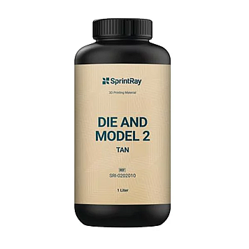 SprintRay Die and Model Tan 2 (Коричневая) 1 кг фотополимерная смола 