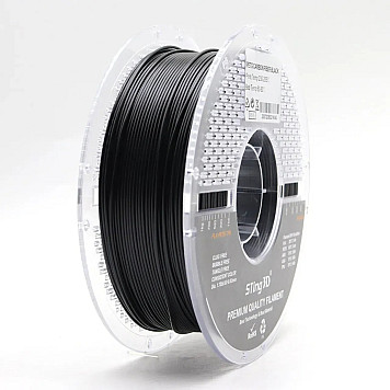 Пластик Sting 3D PETG Carbon Fiber Black / Чёрный Ø1,75 мм, Вес: 1 кг