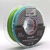 Пластик Sting 3D PLA Dual Color Filament Fast Change Rainbow Macaroon Matte/Макарон матовый Ø1,75 мм, Вес: 1 кг
