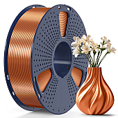Пластик SUNLU PLA+ Silk Red Copper Медный Ø1,75мм Вес: 1 кг