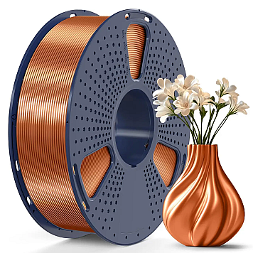 Пластик SUNLU PLA+ Silk Red Copper Медный Ø1,75мм Вес: 1 кг