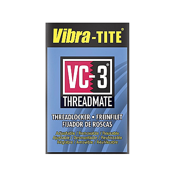 Многоразовый высокопрочный жидкий фиксатор резьбы VIBRA-TITE VC-3 Threadmate (VT213 красный 4,5мл)