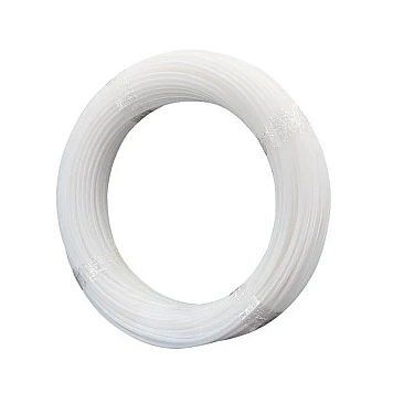 Тефлоновая трубка PTFE Tubes White для 3Д принтеров, внутренний d4 мм, наружный D5 мм, белая