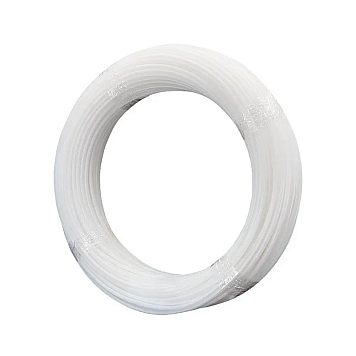Тефлоновая трубка PTFE Tubes White для 3Д принтеров, внутренний d4 мм, наружный D6 мм, белая