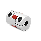 Муфта кулачковая, D20L25 6,35х8 мм, дюралюминий для 3D принтера