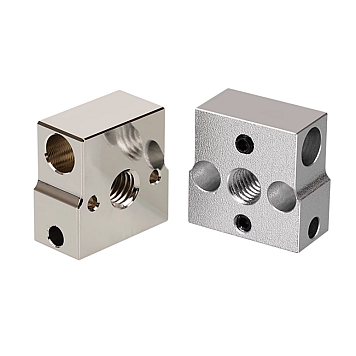 Термокубик для 3D принтера Creality CR-6 SE/Ender3 v2 neo, CNC фрезерованный алюминий