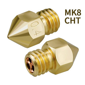 Сопло латунь МК8 CHT для 3D принтера Creality CR10/Ender 3