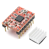 Драйвер шагового двигателя StepStick A4988 с радиатором охлаждения