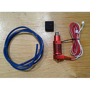 Хотенд CR-10S Pro 24V, 0,4мм, боуден, Full (трубка 4*1,9мм, 1м)