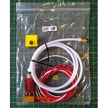Хотенд CR-10S, сопло 0,4мм, боуден, нагреватель 12V 50W