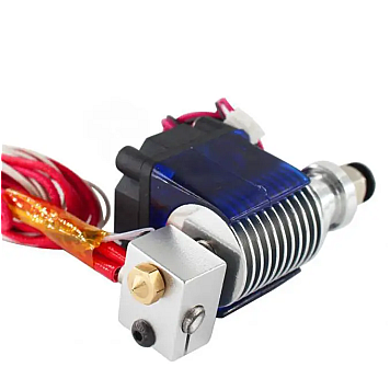 Хотенд экструдера E3D V6 0.4/1.75 mm J-Head c вентилятором