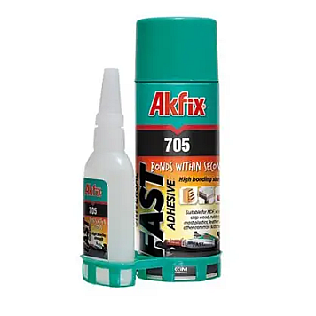 Клей Akfix 705 двухкомпонентный 400 мл/100 гр