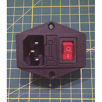 Сетевая колодка IEC 320 AC-014 для 3D принтера