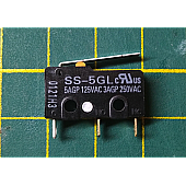 Микропереключатель SS-5GL, без провода (концевик) 
