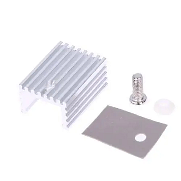 Радиатор алюминиевый 15x20 mm с винтом и изоляцией M 2.5