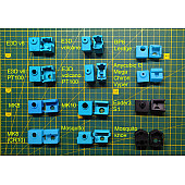 Силиконовый носок E3D v6 PT100, синий или черный