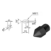 Сопла MK8, стальные тугоплавки, TWO TREES, 1.75мм