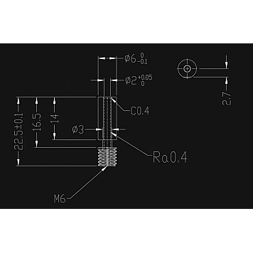 Термобарьер экструдера для 3D принтера BIQU BX (Стальной) -2