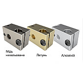 Термокубик E3D v6 РТ100, алюминий