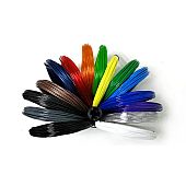 Набор образцов пластика PET-G(COPET) U3DF  Ø1,75мм 15 цветов 150 метров