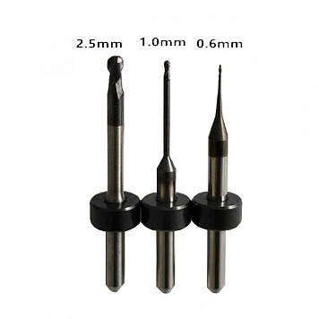 Фреза Sirona MCX5 zirconia milling bur 0,5 mm; 1,0 mm; 2,5 mm
