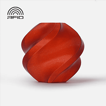 Пластик Bambu Lab PLA Sparkle Малиново-красный блеск Ø1,75мм Вес: 1кг 