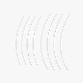 PTFE - трубка Bambu (8 шт.)  для AMS внутри 195 мм*4+230мм*4 (внутренний AMS)